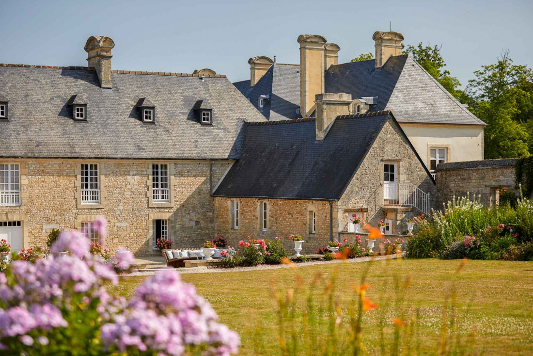 Château d'Audrieu, un hôtel 5-étoiles estampillé Relais & Châteaux dans la région des Plages du Débarquement © Antoine Schramm
