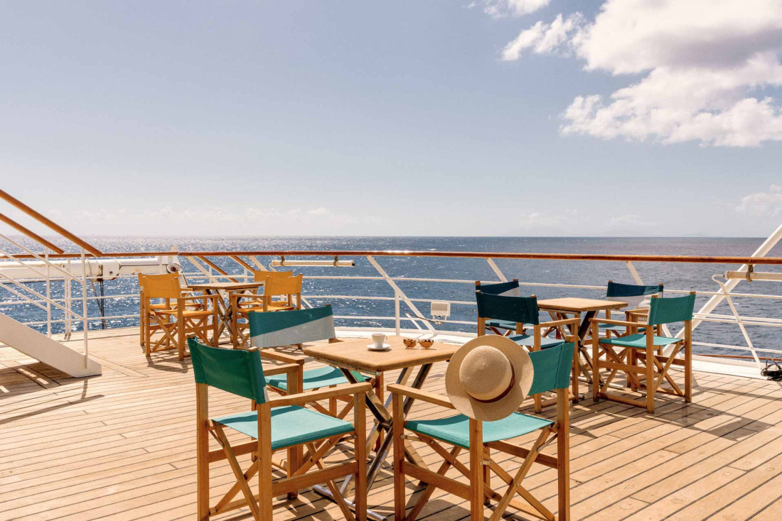 Une croisière de luxe sur le navire Club Med 2 © Club Med