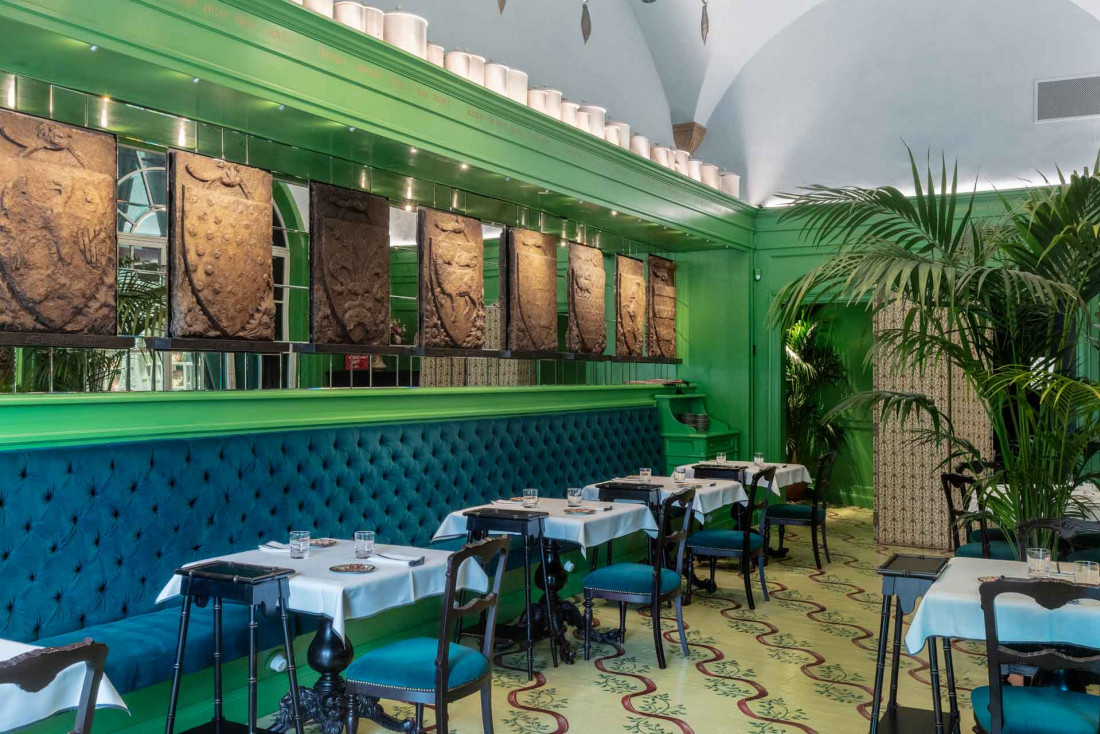 La Gucci Osteria, co-fondée par le chef triplement étoilé Massimo Bottura © Gabriele Stabile