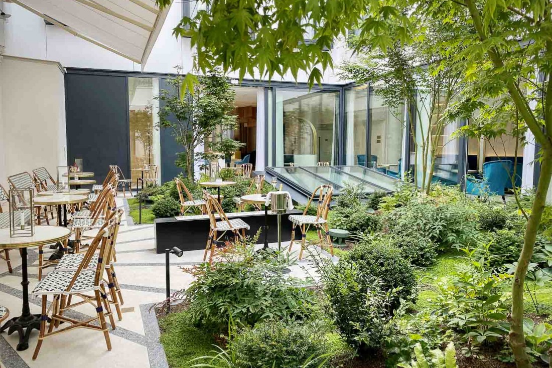Le Patio du Vendome, un havre de verdure discret près de l'Opéra © Meero
