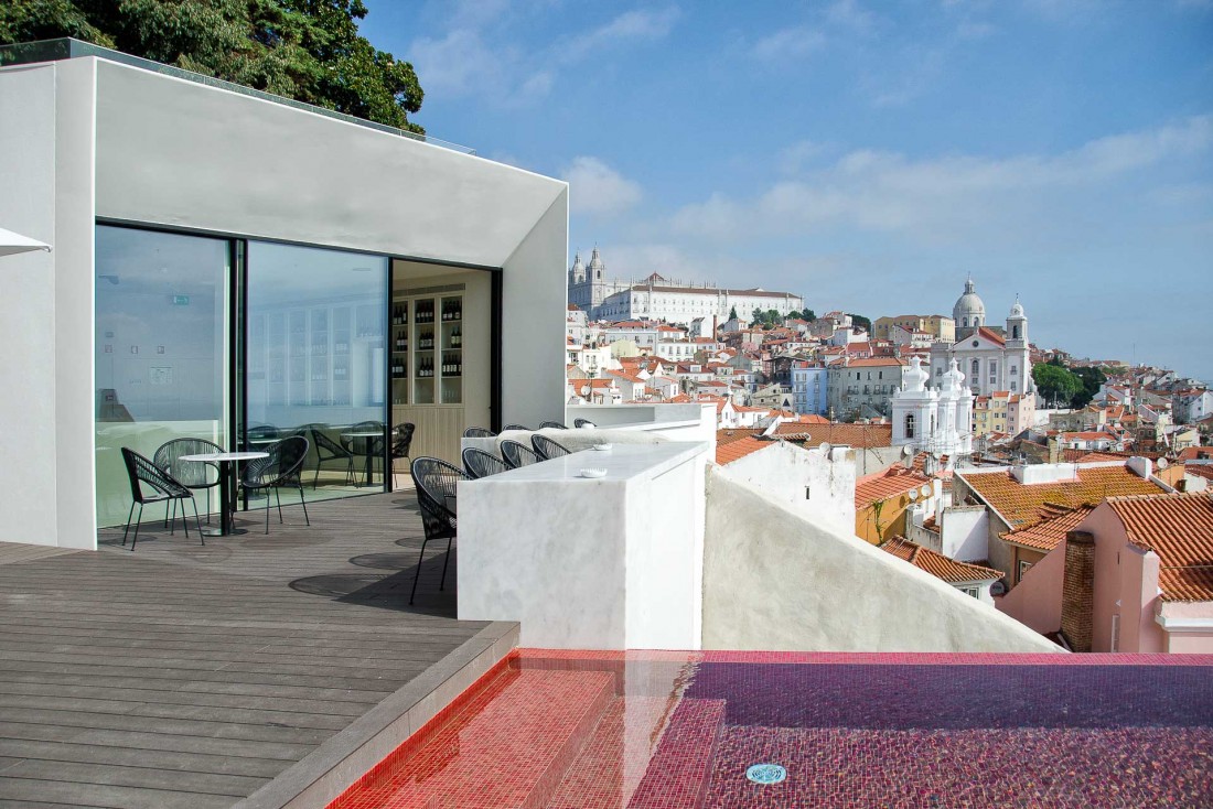 Le panorama depuis l'hôtel Memmo Alfama est imprenable. © DR