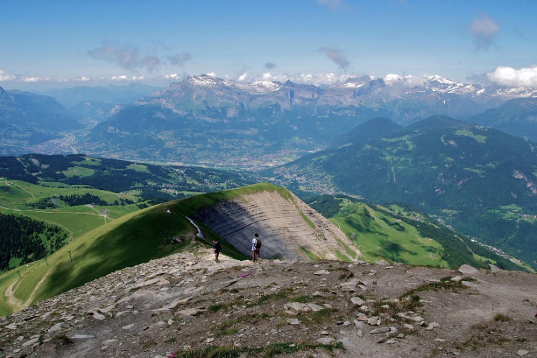 Vue depuis le Mont Joly. |  CC by-sa <a href='http://www.camptocamp.org/images/356352' target='_blank'> <u> Badad123 </u> </a> 