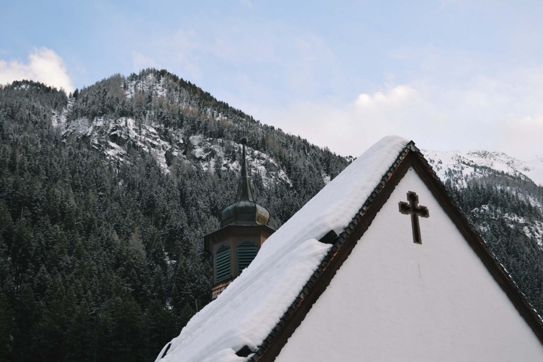 Le long de la rue principale d'Ischgl © Pierre Gunther