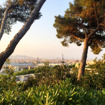 Vues sur Barcelone depuis le Monasterio pendant le festival IR BCN | © Yonder.fr Vues sur Barcelone depuis le Monasterio pendant le festival IR BCN | © Yonder.fr