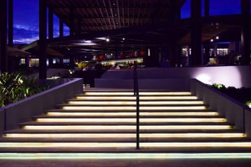 Les éclairages de l’hôtel ont fait l’objet d’un soin tout particulier. © Yonder.fr Les éclairages de l'hôtel ont fait l'objet d'un soin tout particulier. © Yonder.fr