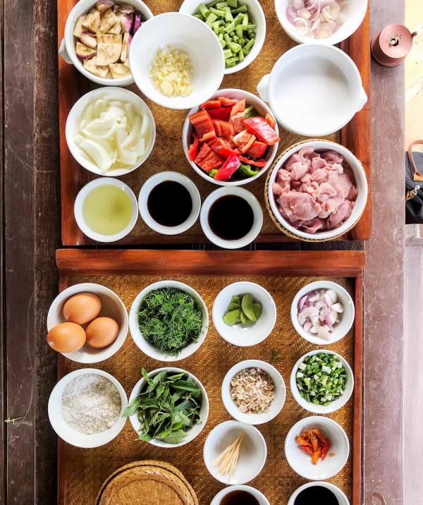 Cours de cuisine laotienne au milieu des rizières © YONDER.fr Cours de cuisine laotienne au milieu des rizières © YONDER.fr