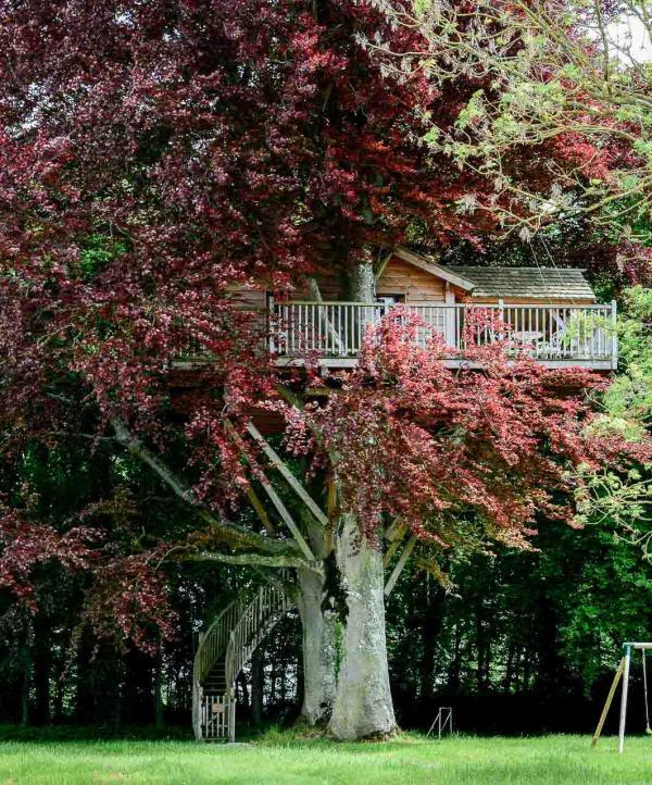 Hôtel Château d’Audrieu - Cabane dans les arbres © YONDER.fr | EL Hôtel Château d'Audrieu - Cabane dans les arbres © YONDER.fr | EL