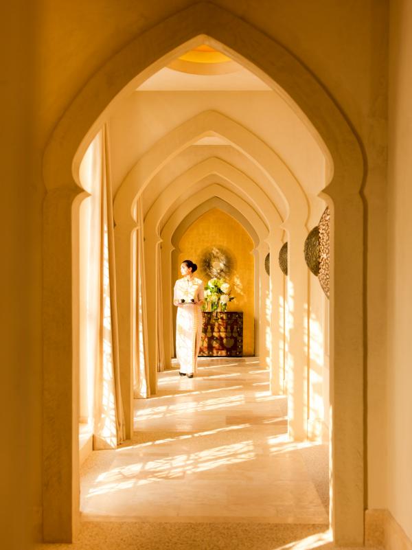 Le couloir menant au ESPA au Ritz-Carlton Grand Canal © Ritz-Carlton Le couloir menant au ESPA au Ritz-Carlton Grand Canal © Ritz-Carlton