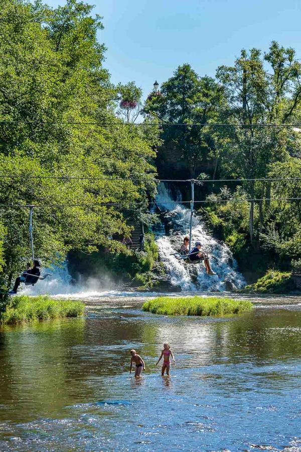 Baignade à Coo © Stavelot Tourisme Baignade à Coo © Stavelot Tourisme