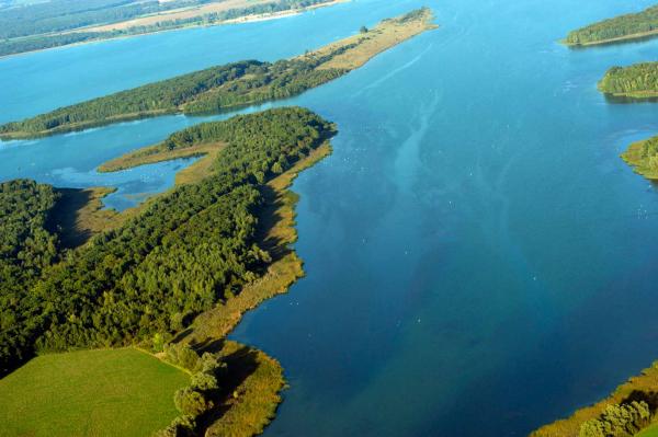 Lac de Madine — vue aérienne © Guillaume Ramon