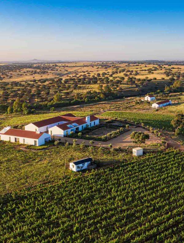 Malhadinha Nova – Vue aérienne © Frédéric Ducout Photography