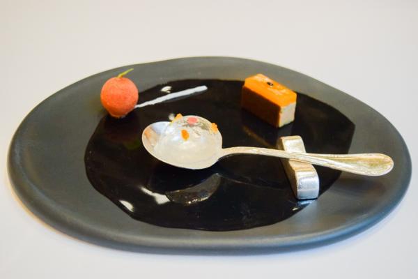 Les hors d'oeuvre : l'occasion pour Christian Le Squer de montrer sa créativité comme sa technicité © Yonder.fr