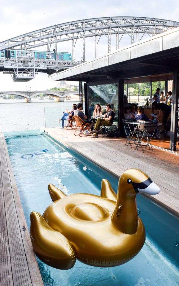 Le bassin du OFF et son canard © Yonder.fr