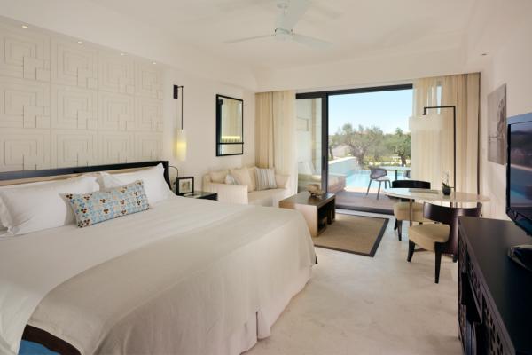 À l'intérieur d'une chambre du Romanos © The Romanos