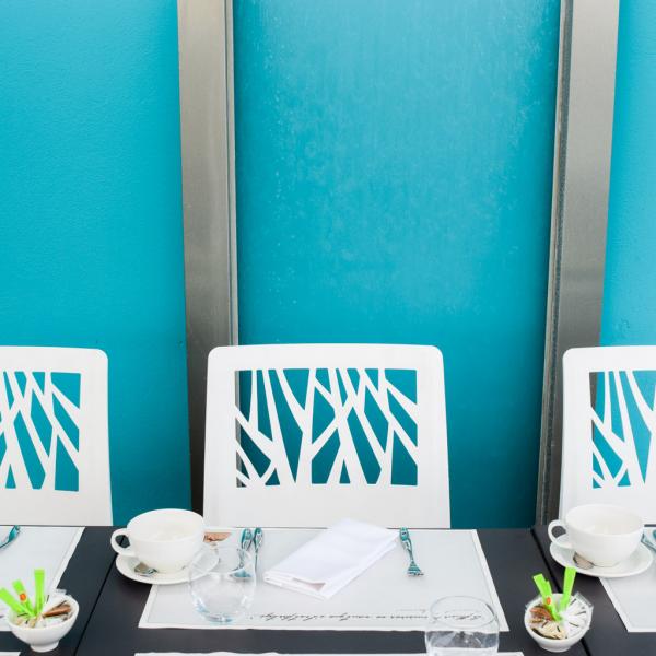 Sur la terrasse du Five Seas Hotel © Yonder.fr