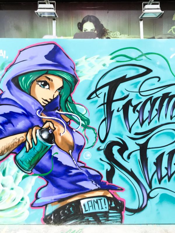 Street art près du M50 © Yonder.fr Street art près du M50 © Yonder.fr