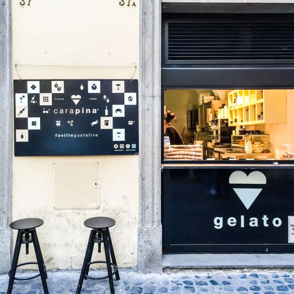 Carapina est l'un des glaciers les plus fameux du centre historique © Yonder.fr