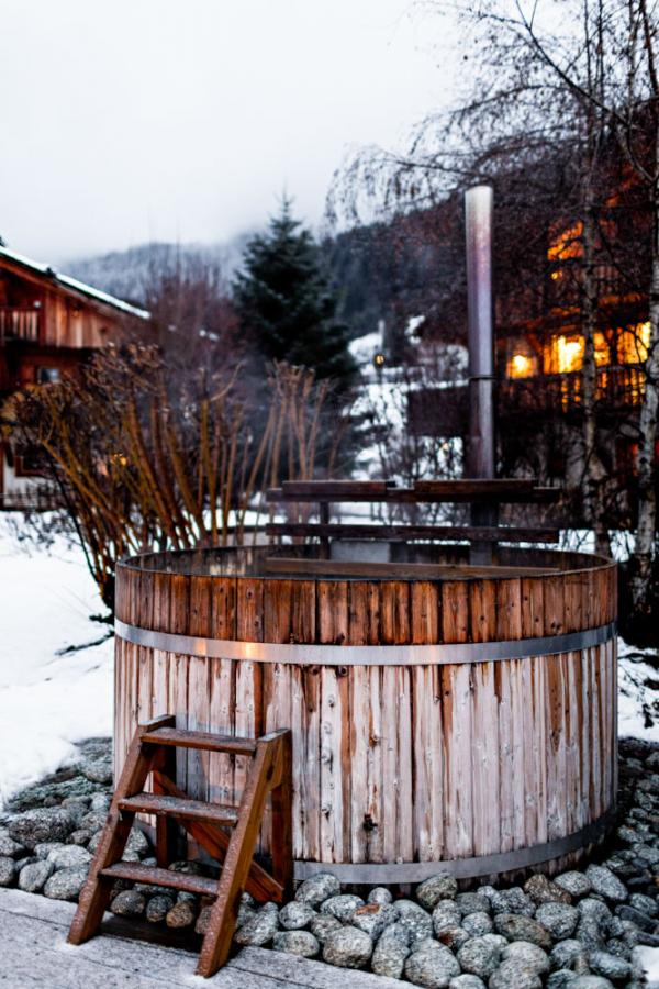 Bain suédois à l'hôtel Alpaga de Megève © Benoît Linero 