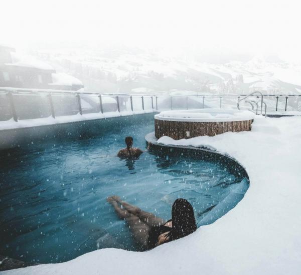 Bain Spa Deep Nature à La Plagne © Igor Kawiak Bain Spa Deep Nature à La Plagne © Igor Kawiak