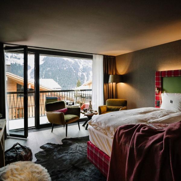 Chambre de l’hôtel Bergwelt Grindelwald Chambre de l’hôtel Bergwelt Grindelwald
