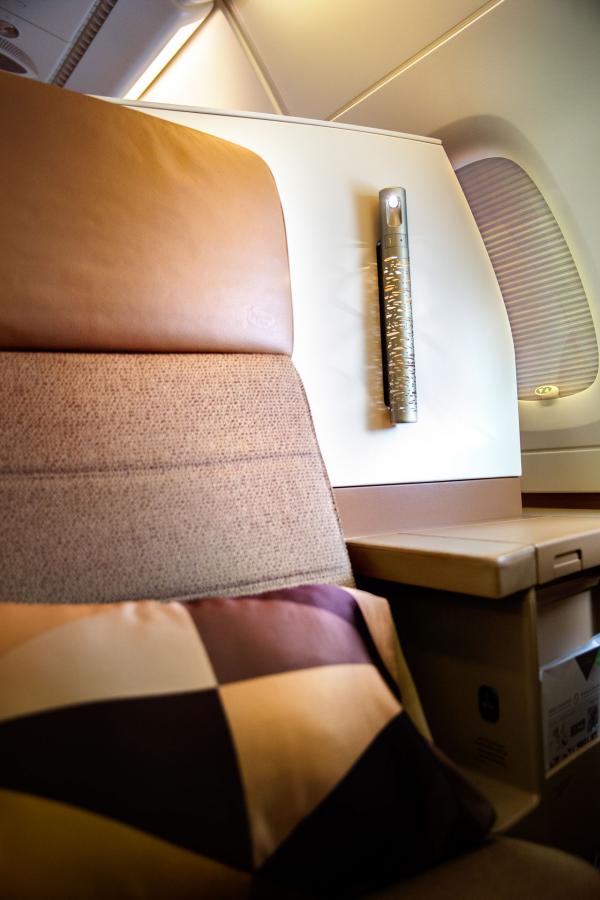 Le siège Business Studio et ses élégants détails de décoration © Etihad Le siège Business Studio et ses élégants détails de décoration © Etihad