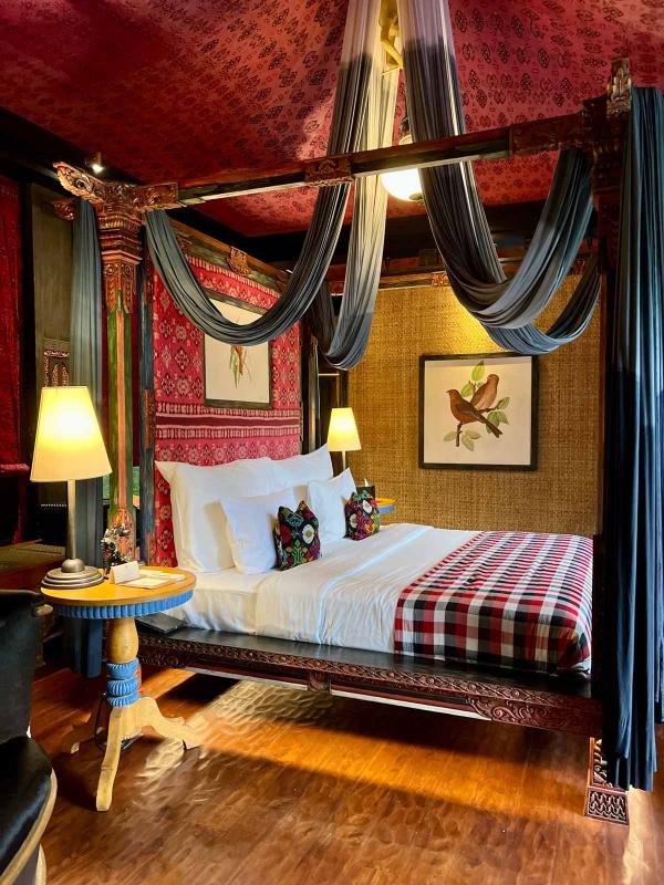 Capella Ubud - Bird’s watching tent © Pierre Gautrand Capella Ubud - Bird's watching tent © Pierre Gautrand