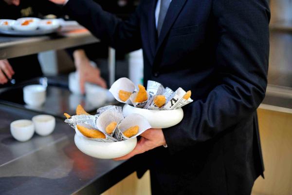 Le fish and chips de truite et sa fine panure de noisette © Jérôme Léglise Le fish and chips de truite et sa fine panure de noisette © Jérôme Léglise