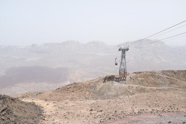 Le téléphérique du Teide.