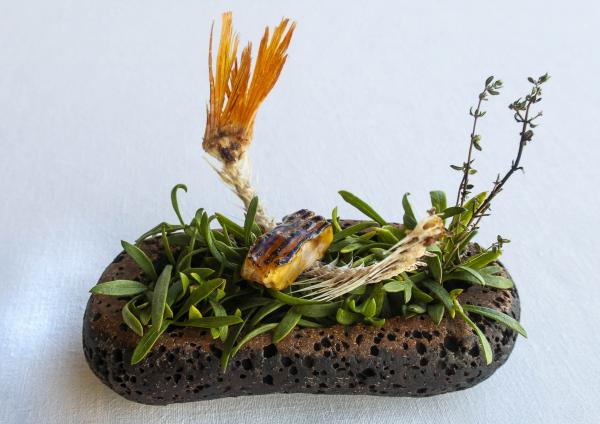 Restaurant Eneko à Lisbonne - salmonete. Restaurant Eneko à Lisbonne - salmonete.