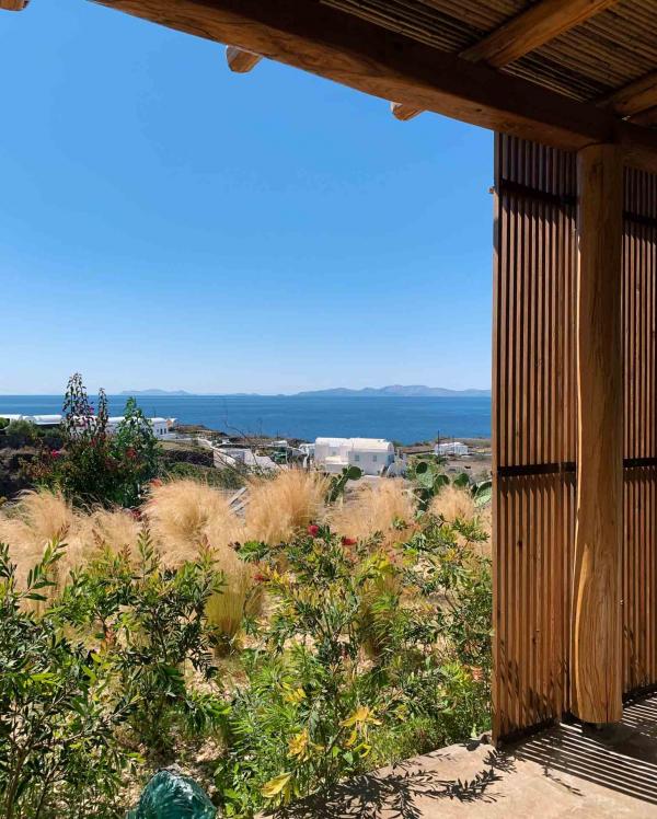 Andronis Arcadia | La vue depuis l’espace de repas du spa © YONDER.fr | PG Andronis Arcadia | La vue depuis l'espace de repas du spa © YONDER.fr | PG