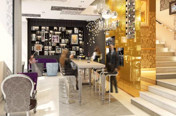 Le bar à vin de l'hôtel. © Indigo Hotels