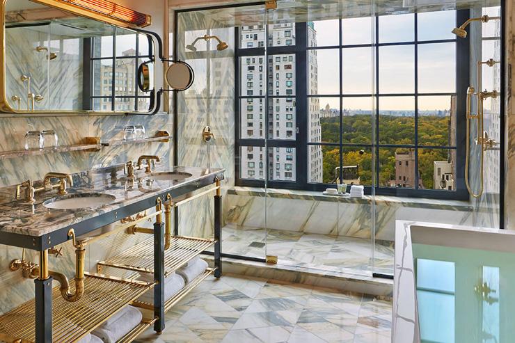 Viceroy New York - Salle de bain avec vue