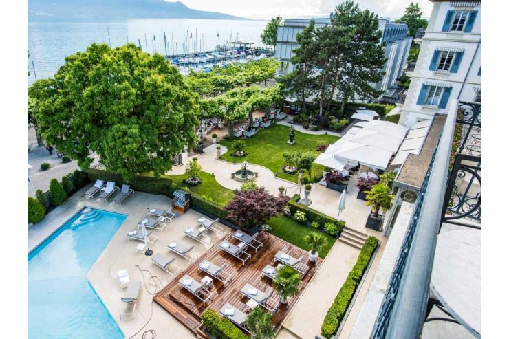 La piscine du Grand Hotel du Lac © Grand Hotel du Lac