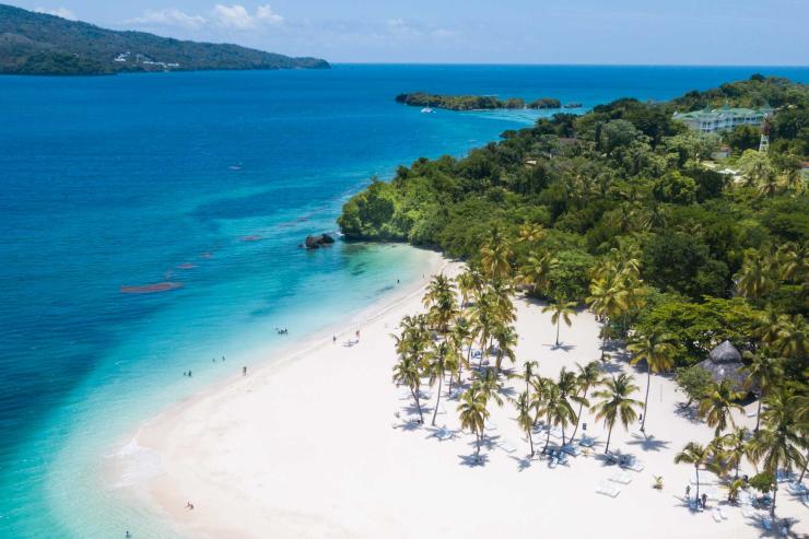 La plage de Cayo Levantado © OT République dominicaine