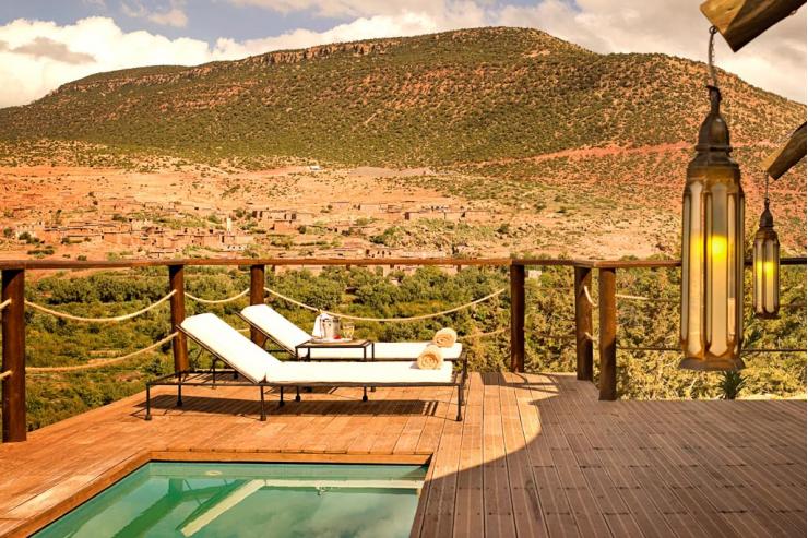 La terrasse du Kasbah Tamadot  © Kasbah Tamadot / Virgin Limited Edition