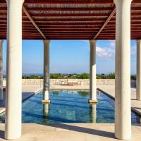 L'une des multiples piscines de l'Amanzoe © Yonder.fr