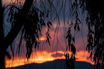 Coucher de soleil sur Amantani. | © Cédric Aubert