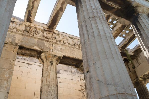 Le magnifique temple d’Héphaïstos dans l’ancienne Agora.